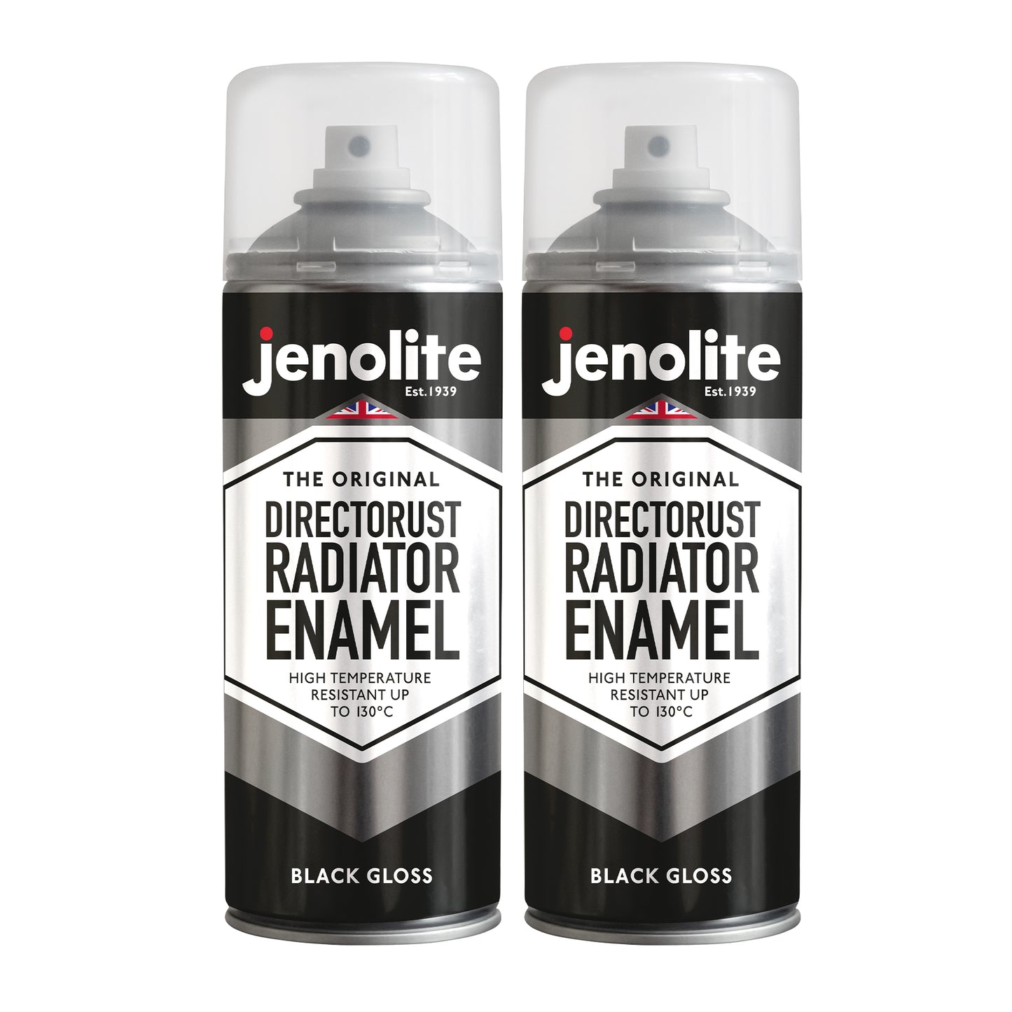 DIRECTORUST Radiator Enamel Paint | Aerosol | Black, Silver, White