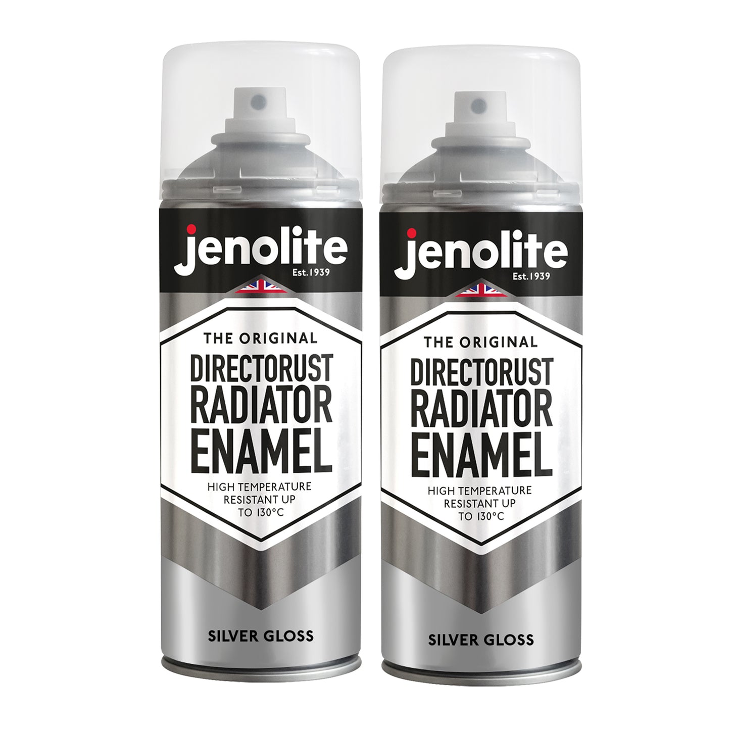 DIRECTORUST Radiator Enamel Paint | Aerosol | Black, Silver, White