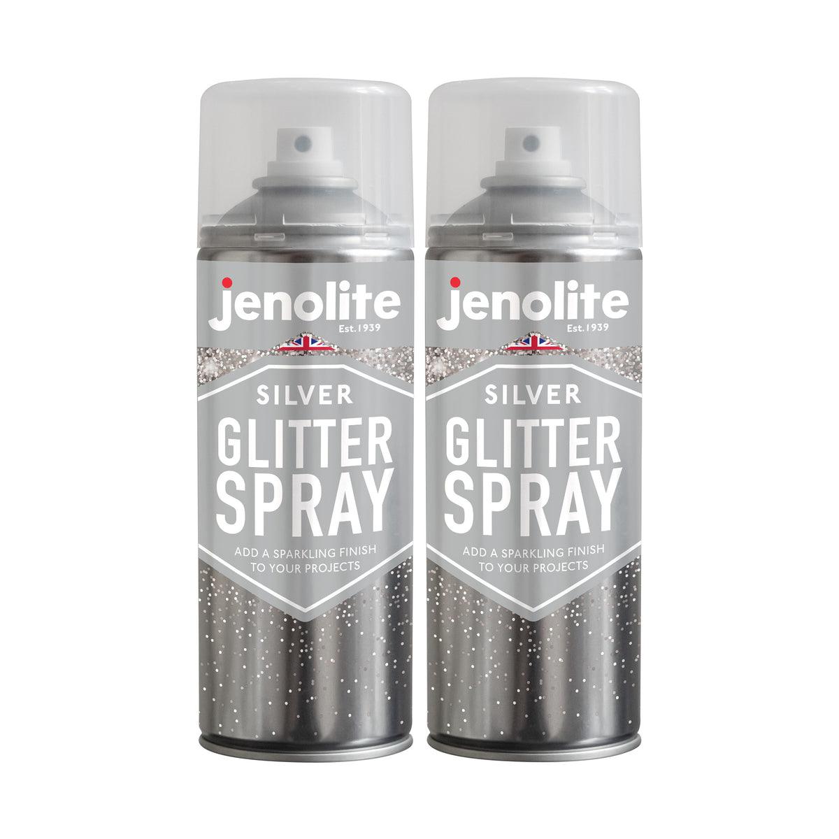 Glitter Spray Clear Sealant | 400ml | Clear Lacquer With Fine Glitter | Ideal for Crafting, Hobbies & Decorations
