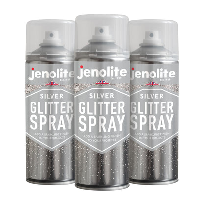 Glitter Spray Clear Sealant | 400ml | Clear Lacquer With Fine Glitter | Ideal for Crafting, Hobbies & Decorations