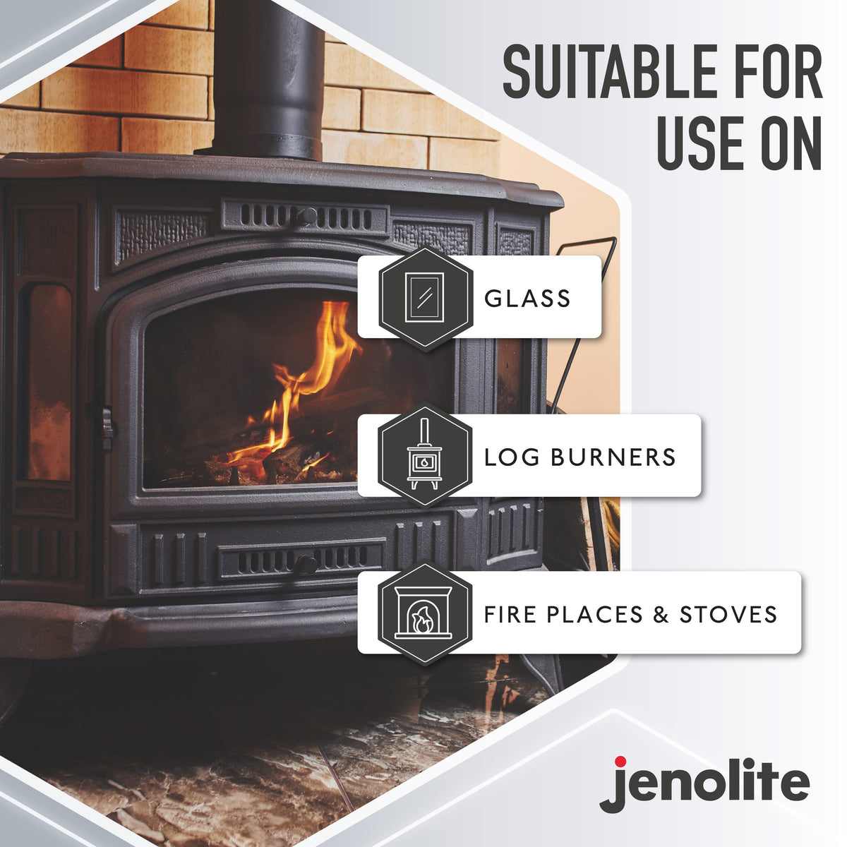 Stove Glass Cleaner Aerosol | 400ml | Ideal For Woodburners & Stove
