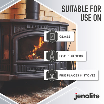 Stove Glass Cleaner Aerosol | 400ml | Ideal For Woodburners & Stove