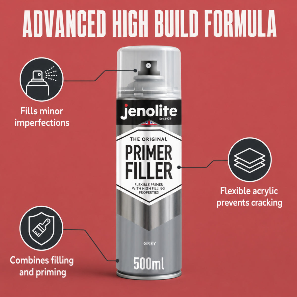 Apprêt de Remplissage | Peinture en Aérosol 400 ml