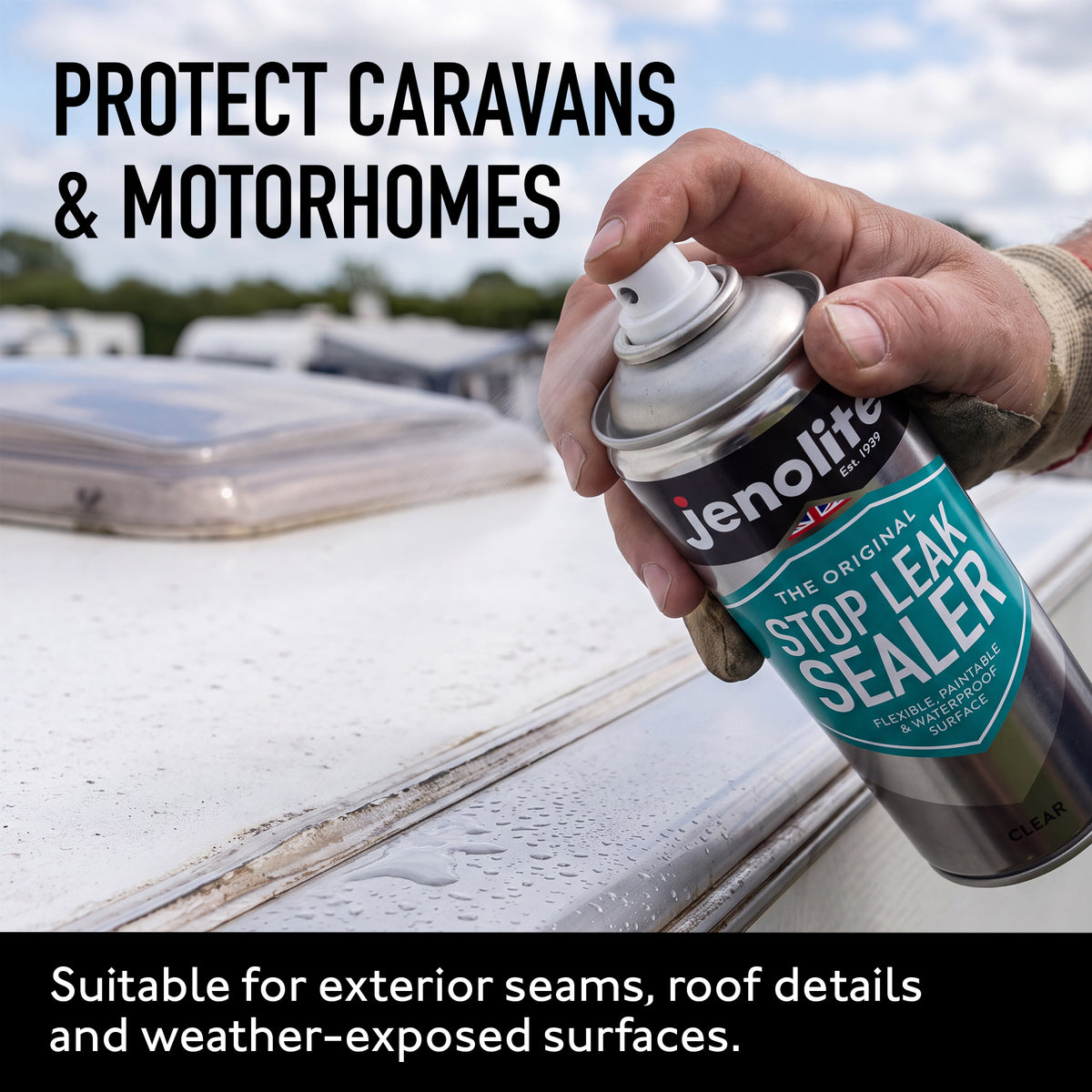 Stop Leak Sealer Spray | 400ml | Leak Sealer for Gutters and Flat Roofs